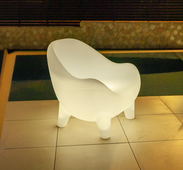 Aruba buitenfauteuil met licht