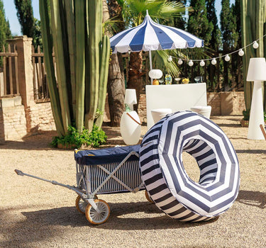 BAIA BLU multifunctioneel opvouwbaar karretje voor op het strand, de camping en in de tuin