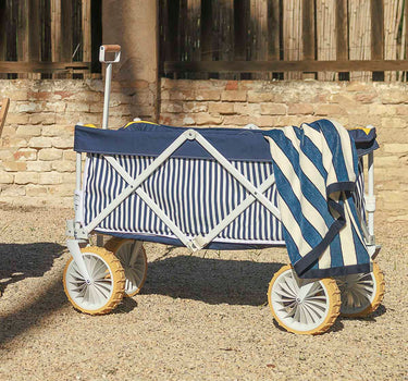 BAIA BLU multifunctioneel opvouwbaar karretje voor op het strand, de camping en in de tuin