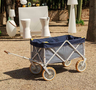 BAIA BLU multifunctioneel opvouwbaar karretje voor op het strand, de camping en in de tuin
