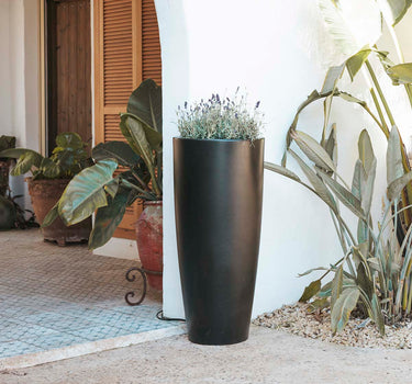 BAMBU gekleurde bloempot 90