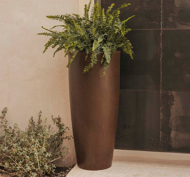 BAMBU gekleurde bloempot 90