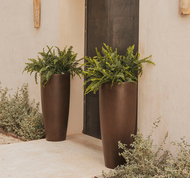 BAMBU gekleurde bloempot 90