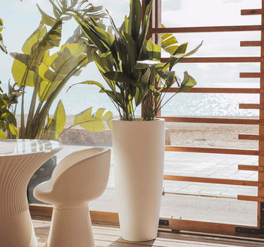 BAMBU gekleurde bloempot 90