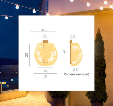 BOSSA WALL draadloze wandlamp