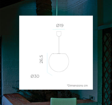BULY 30 BOLVORMIGE HANGLAMP