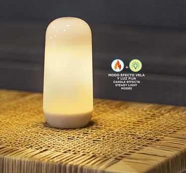 Draagbare gloeilamp met vlam/vast effect CANDY