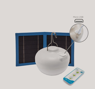 Cherry draagbare zonne-opgeladen gloeilamp