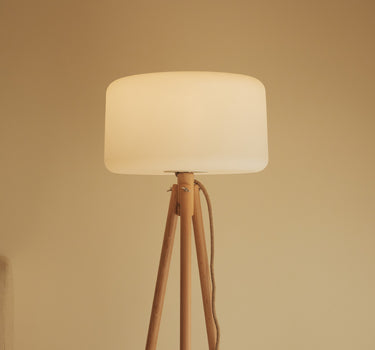 DESIGNER VLOERLAMP MET HOUTEN POTEN CHLOE 140 | BINNENGEBRUIK