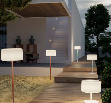 CHLOE PLANT DIMBARE SOLAR VLOERLAMP