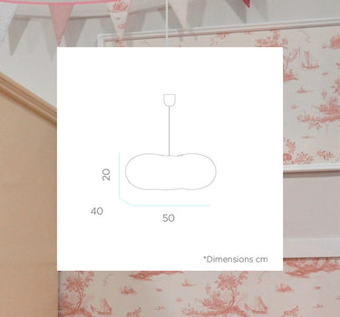 CLAUDY HANG WOLKVORMIGE HANGLAMP WIT