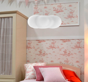 LÁMPARA COLGANTE CON FORMA DE NUBE CLAUDY HANG BLANCO