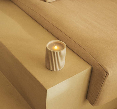 DOLO KERAMISCHE KAARSGROOTTE LAMP (verpakking van 2 stuks)