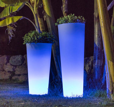 FICUS 60 ronde plantenbak met licht
