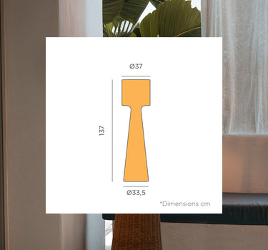 Grace 140 Nature decoratieve vloerlamp