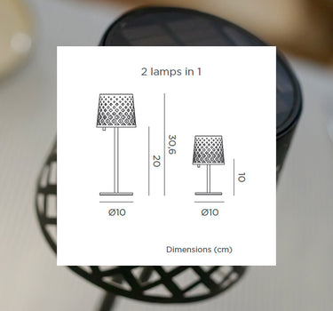GRETITA TAFEL SOLAR TAFEL LAMP