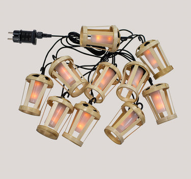 HIAMA decoratieve buitenguirlande met vuureffect