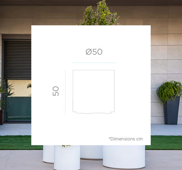 Ronde bloempot Hortensia 50