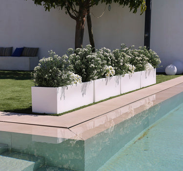 Rechthoekige bloempot  JARA 100 x 35 cm