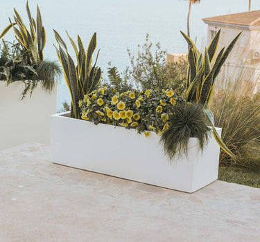 Rechthoekige bloempot  JARA 100 x 35 cm