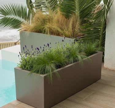 Rechthoekige bloempot  JARA 100 x 35 cm