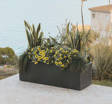 Rechthoekige bloempot  JARA 100 x 35 cm