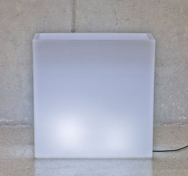RECHTHOEKIGE JUNCO PLANTENBAK 80 LAMPEN