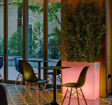 RECHTHOEKIGE JUNCO PLANTENBAK 80 LAMPEN