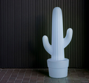 KAKTUS DOORSCHIJNENDE WITTE VLOERLAMP
