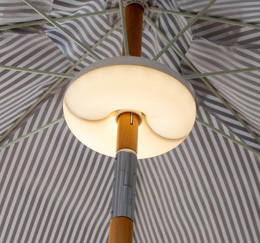 Oplaadbare draagbare gloeilamp speciaal ontworpen voor parasols, LIMA