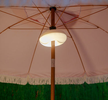 Oplaadbare draagbare gloeilamp speciaal ontworpen voor parasols, LIMA