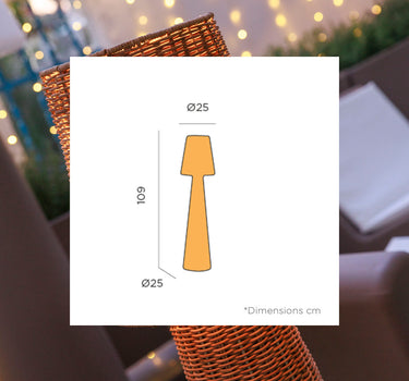 Lola 110 Nature decoratieve vloerlamp