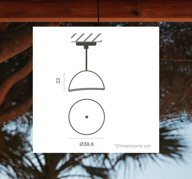 LUNA hanglamp met kabel