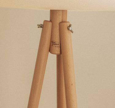 DESIGNER VLOERLAMP MET HOUTEN POTEN DENISE 140