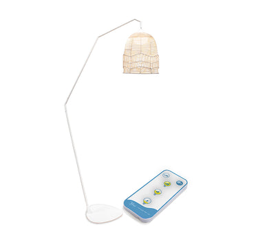 SANTORINI witte snoerloze vloerlamp