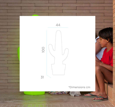 KAKTUS LIMEGROENE VLOERLAMP