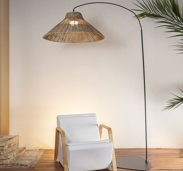 NIZA 230 Snoerloze Boog Vloerlamp