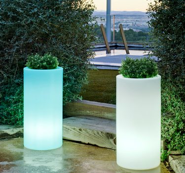 PALMA 70 ronde plantenbak met licht