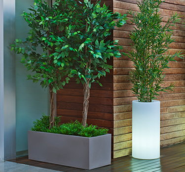 PALMA 70 ronde plantenbak met licht