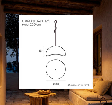 LUNA draadloze hanglamp