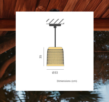 POSITANO hanglamp met kabel