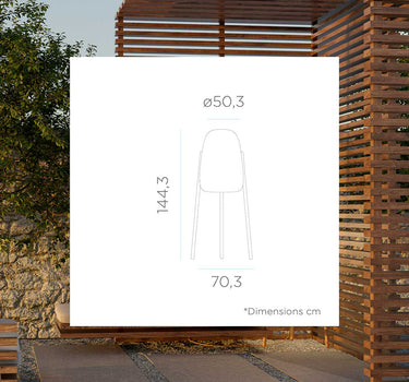Design vloerlamp met houten poten Rocket 145