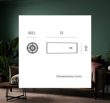 ROLL 4 ronde draadloze binnenwandlamp
