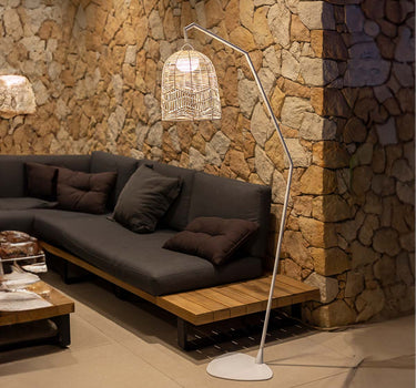SANTORINI witte snoerloze vloerlamp