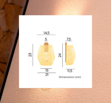SAONA WALL draadloze wandlamp