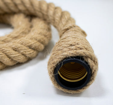 Jute touw hanglamp SIMON