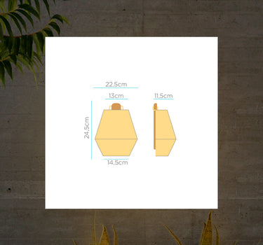 SISINE 25 draadloze wandlamp