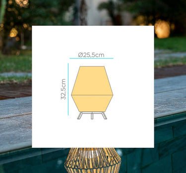 Sisine 30 snoerloze decoratieve lamp