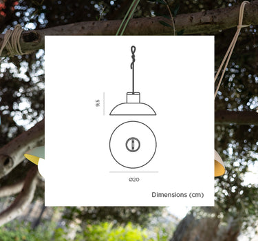 SYROS draadloze hanglamp