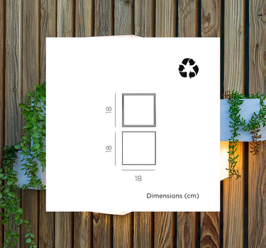 Wally wandlamp op zonne-energie
